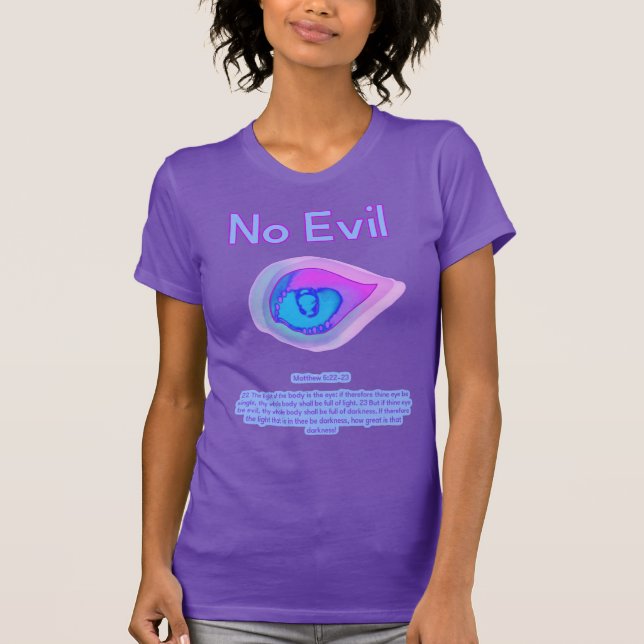 Camiseta No Evil Eye - Iris (Anverso)
