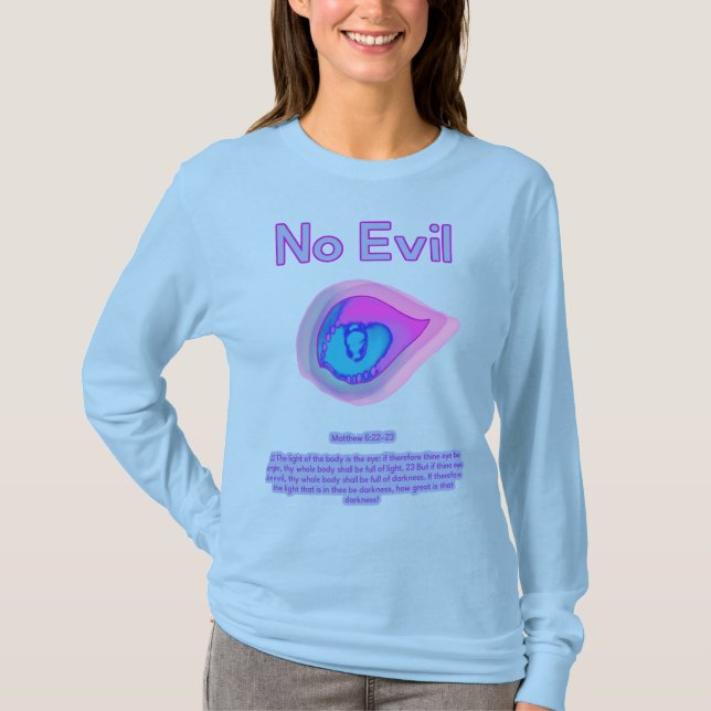 Camiseta No Evil Eye - Iris (Anverso)