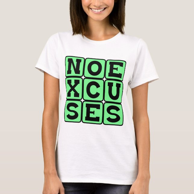 Camiseta No Excusas, Meme de Internet (Anverso)