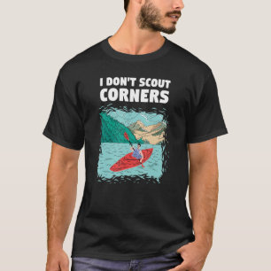 Camiseta No exploro las esquinas del kayakismo en aguas bra