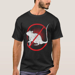 Camiseta No Exterminador De Rótulos Raras Control Animal Pe