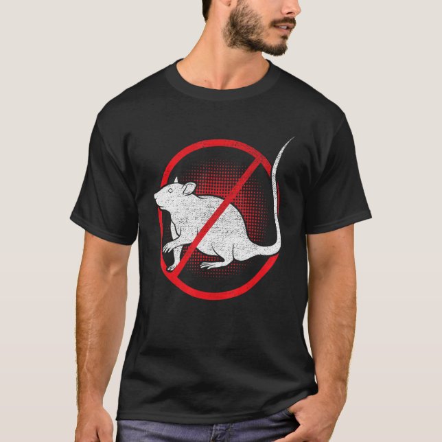 Camiseta No Exterminador De Rótulos Raras Control Animal Pe (Anverso)