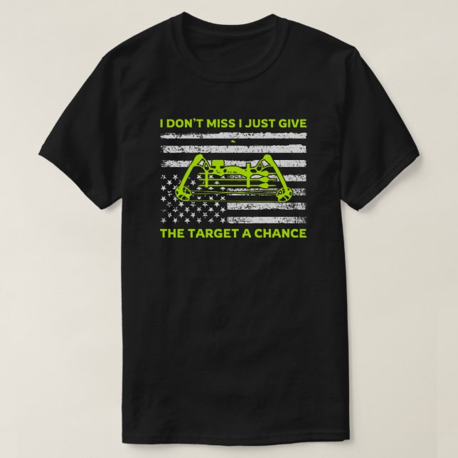 Camiseta No extraño mis dichos de tiro con arco (Diseño del anverso)