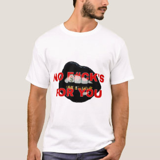 Camiseta No F#cks para ti - Audaz Actitude Graphic Streetwe