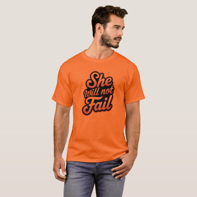Camiseta No fallará (Anverso completo)