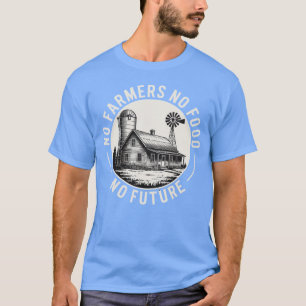 Camiseta No Farmers No Food No Future - arte