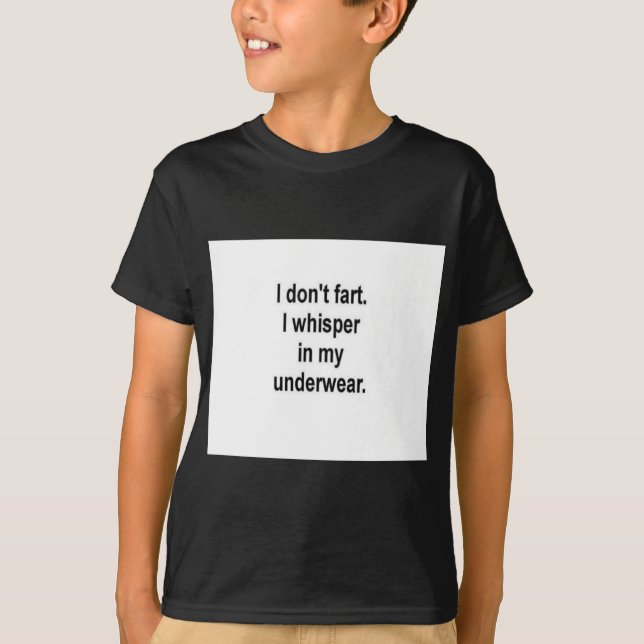 Camiseta No fart (Anverso)
