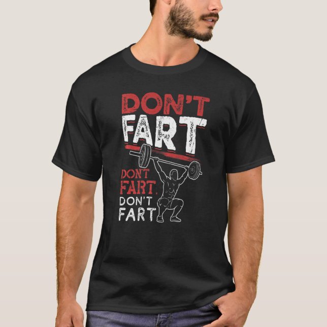 Camiseta No fastidiar la formación de gimnasio de elevación (Anverso)
