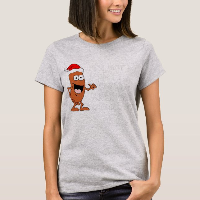 Camiseta No feriado hasta los Navidades polacos de Kielbasa (Anverso)