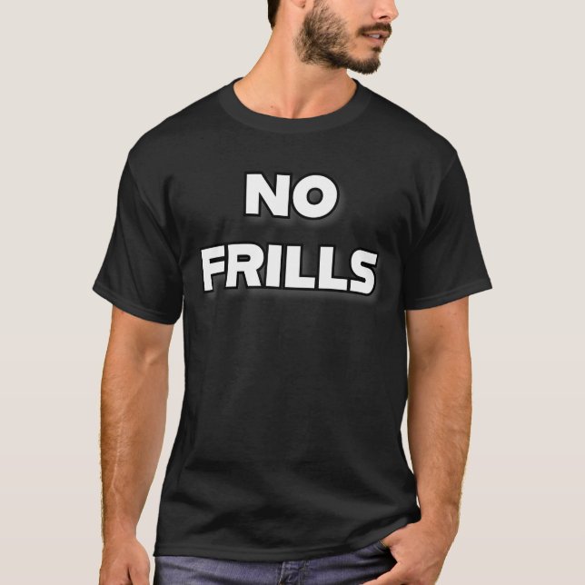 Camiseta No Frills T-Shirt (Anverso)