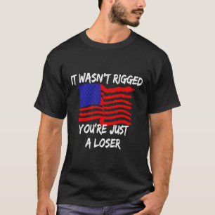 Camiseta No fue manipulado, solo eres una bandera norteamer