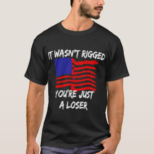 Camiseta No fue manipulado, solo eres una bandera norteamer
