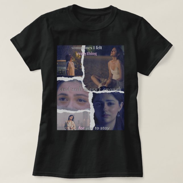 Camiseta No fue suficiente - Estética emocional (Diseño del anverso)