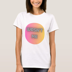 Camiseta no fui yo