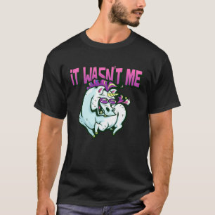 Camiseta No fui yo Estornudo de unicornio apestoso Gag Fa