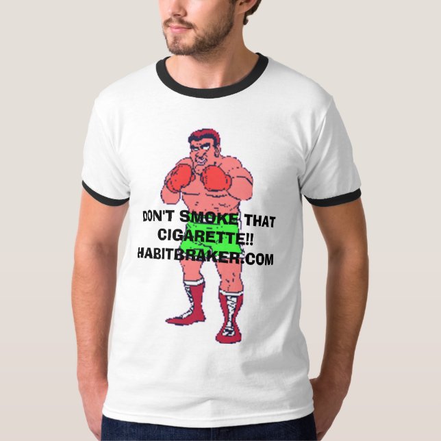 CAMISETA ¡NO FUME ESE CIGARRILLO!! , NO FUME ESO… (Anverso)