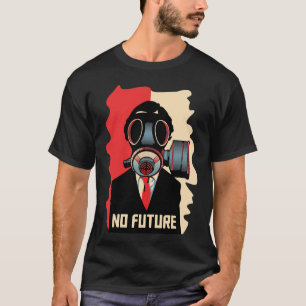 Camiseta No Future Noir: El hombre de la máscara de gas
