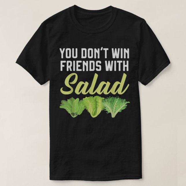 Camiseta No Ganarás Amigos Con Salad BBQ Grill (Diseño del anverso)