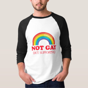 Camiseta NO GAY, sino de apoyo