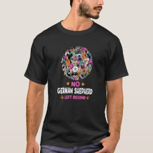 Camiseta No German Shepherd Izquierdo Detrás Dicho Amante d