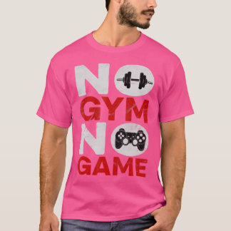 Camiseta No Gimnasio No Juego Sarcasmo Entrenamiento Gimnas