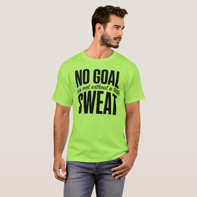 Camiseta No Goal Met Minimalist Accountability & Success Mi (Anverso completo)