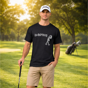 Camiseta No Golf Hoy Divertido Triste Stickman Golfista