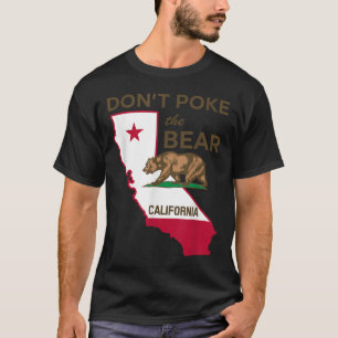 Camiseta No golpeen a la república de Bear California