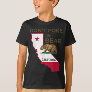 Camiseta No golpeen a la república de Bear California