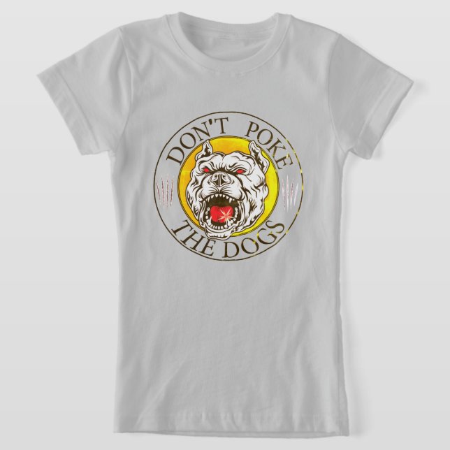 Camiseta No golpees a los perros (Distribución)
