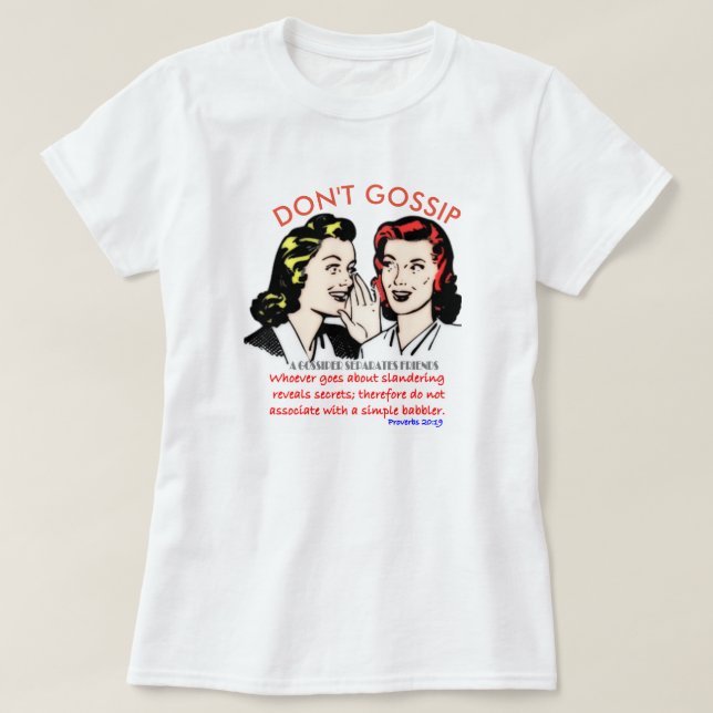 CAMISETA NO GOSPEAR (Diseño del anverso)