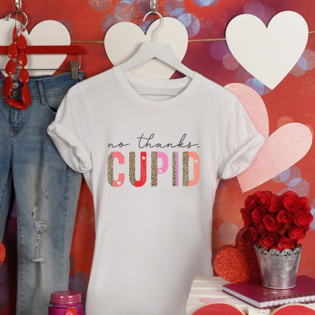 Camiseta No, gracias, El día de San Valentín Cupido (Subido por el creador)