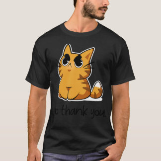 Camiseta No Gracias - Gato Enfadado