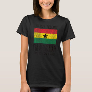 Camiseta No gritando, soy ghanés, Ghana, bandera ghanesa, r