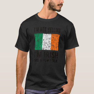Camiseta No grito, soy irlandesa irlandesa bandera irlandes