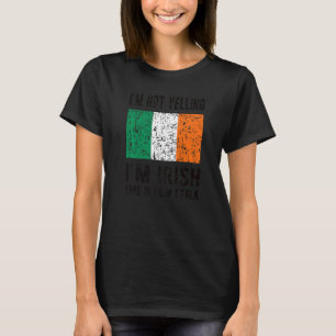 Camiseta No grito, soy irlandesa irlandesa bandera irlandes