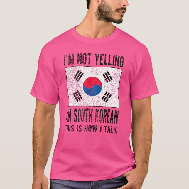 Camiseta No grito, soy surcoreana... la fiesta de Corea del (Anverso)