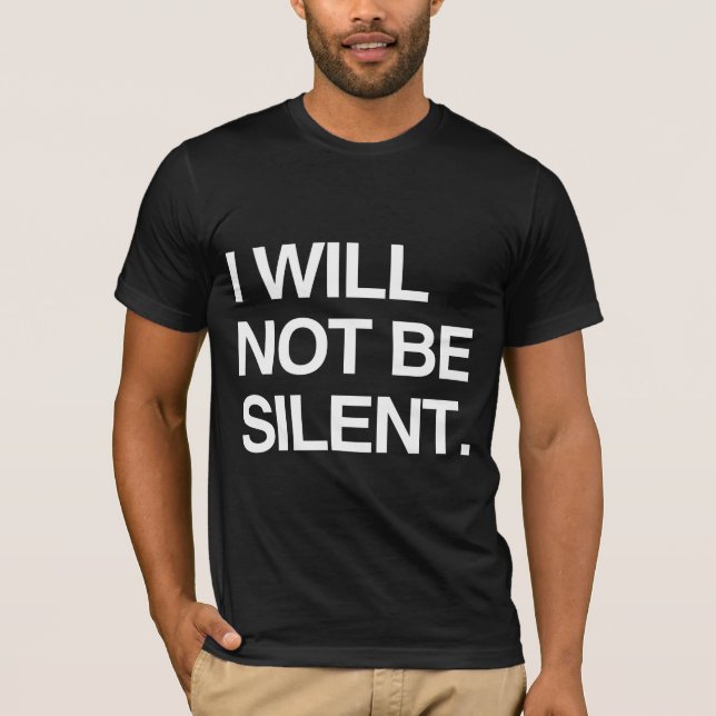 CAMISETA NO GUARDARÉ SILENCIO (Anverso)