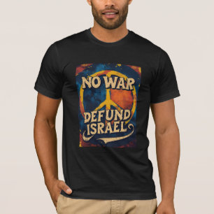 Camiseta No Guerra en Irán Desfinanciar Israel Gaza