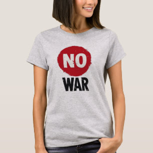 Camiseta NO GUERRA - Protesta global por la paz