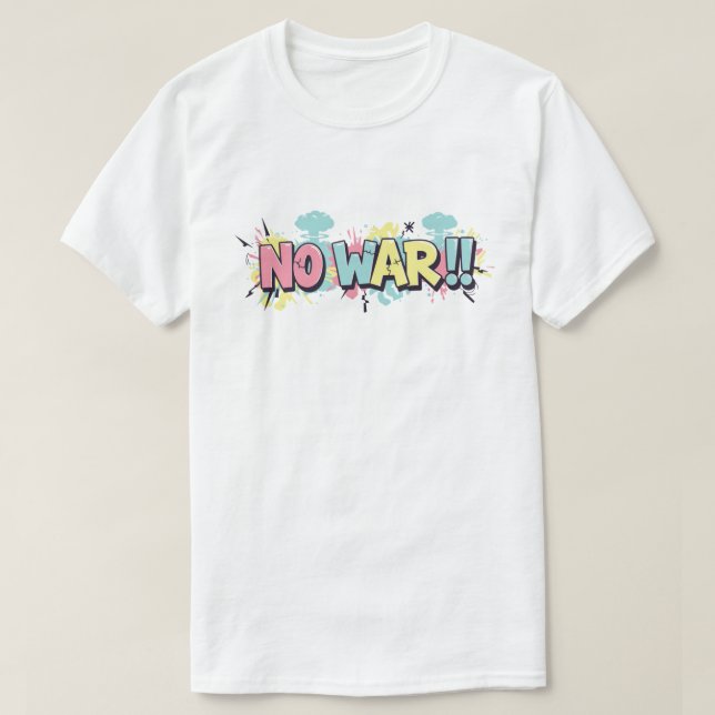 Camiseta No Guerras (Diseño del anverso)
