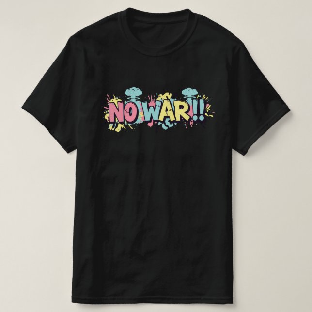 Camiseta No Guerras (Diseño del anverso)