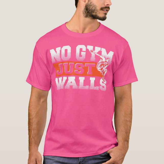 Camiseta No Gym - Just Walls Freerunning Parkour (Anverso)