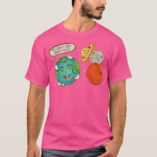 Camiseta No hablamos de Pluto Funny Space Graphic