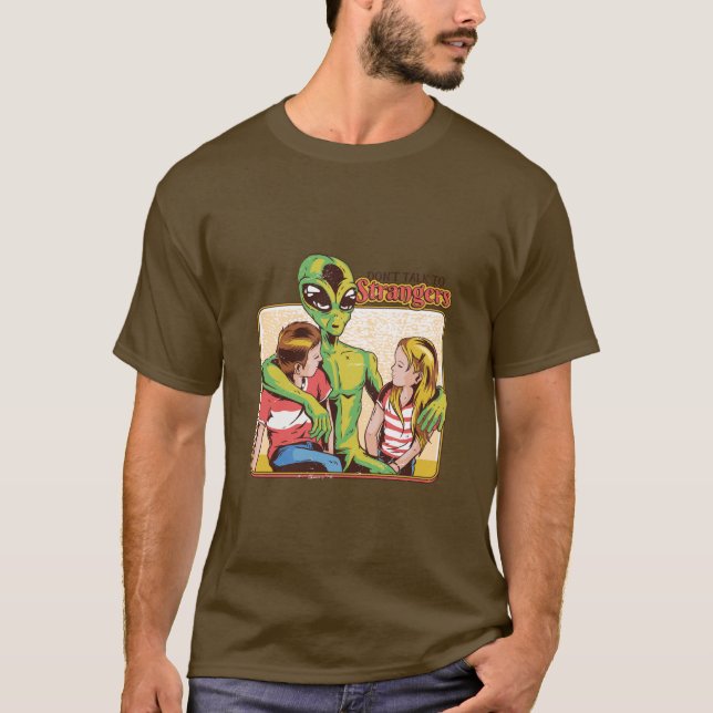 Camiseta No Hablar Con Extraños (Anverso)