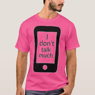Camiseta No hablar mucho autismo
