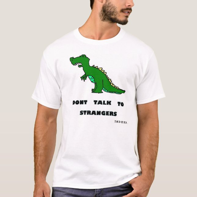 Camiseta No hable con los extranjeros (Anverso)