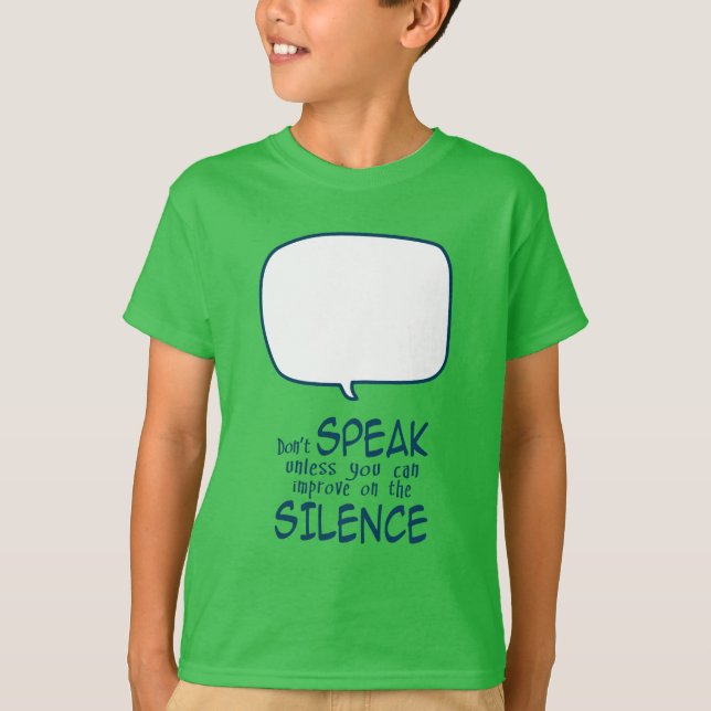 Camiseta No Hables (Anverso)