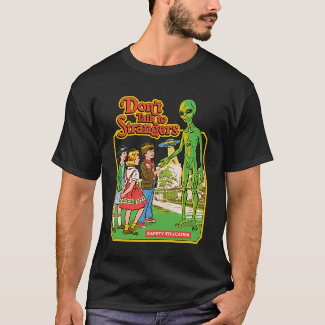Camiseta No hables con extraños (Anverso)