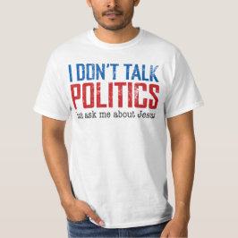 Camiseta No hables de política